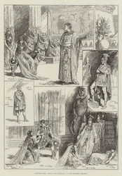 Sketches from Antony and Cleopatra, at the Princess